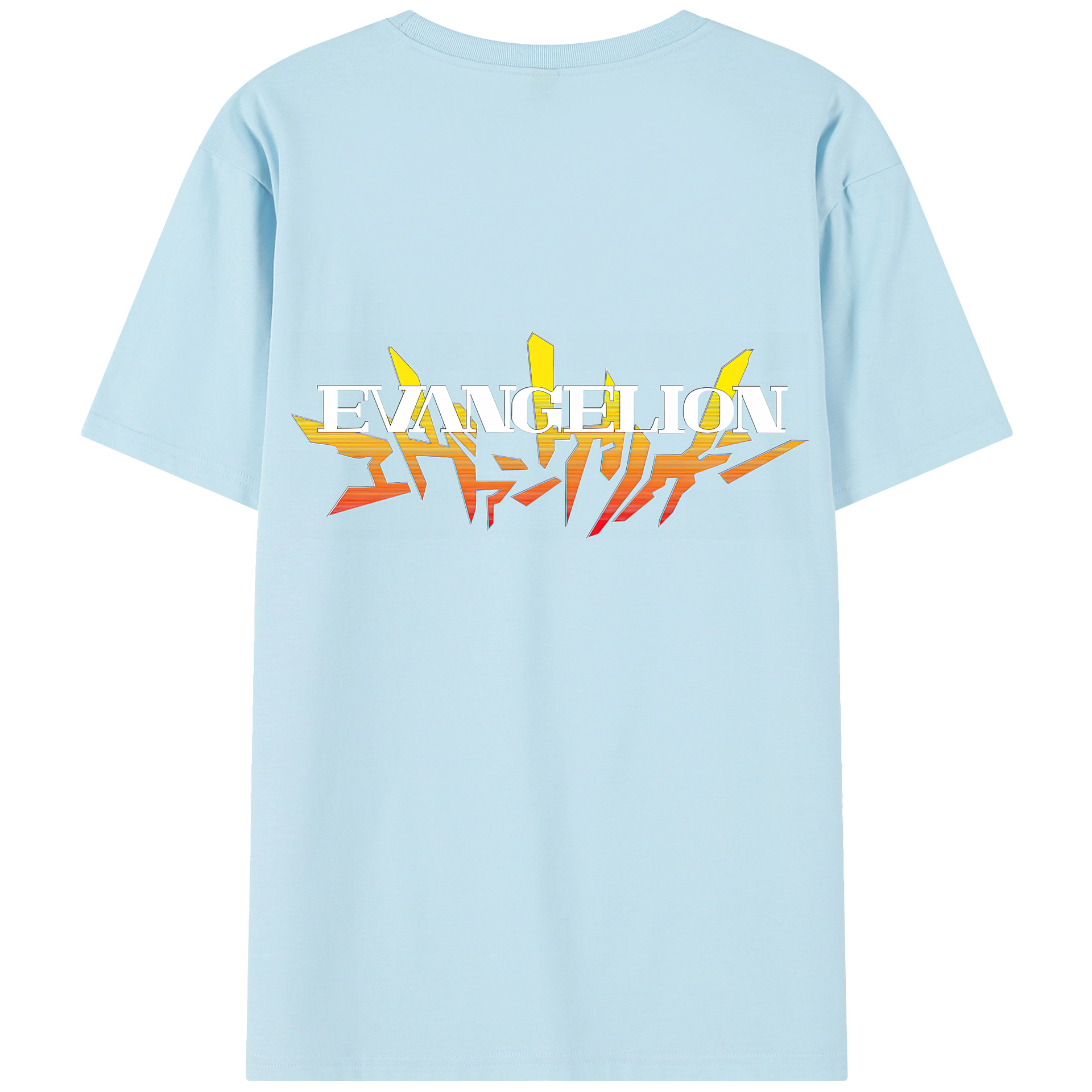 （画像用） EVA 新世紀エヴァンゲリオン 綿100％半袖Tシャツ（背面プリント）